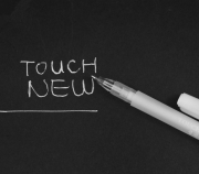 Długopis żelowy Touchnew 0,8 mm, biały