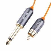Arena RCA cable for permanent make-up machine RCA WY048-2, grey-orange
