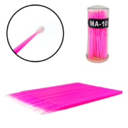 Micro brush applicators in tube (100 pcs. op.) pink