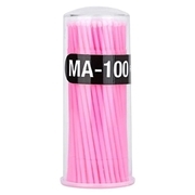 Micro brush applicators in tube (100 pcs. op.) pink