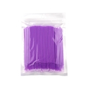 Micro brush applicators small in pouch (100 pcs. op.), light purple