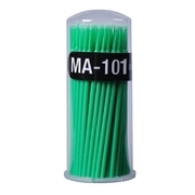 Micro brush applicators in tube (100 pcs.), green