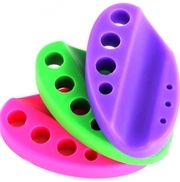 Pigmented silicone cup holder, pink