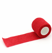 Cohesive adhesive bandage 4.5cm x 5m, red