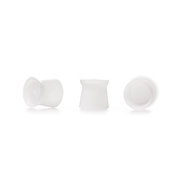 Silicone pigment cups in tube (300 pcs/box), white