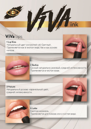 Пігмент Viva Lips 7 Peach для перманентного макіяжу, 6мл