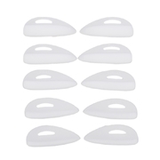 Silicone rollers for eyelash lifting and lamination (5 pairs op.), ribbed