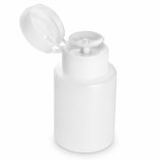 Dozownik z pompką na płyny ForMe 160 ml, biała nakrętka