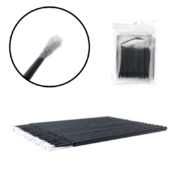 Microbrush applicators large in pouch (100 pcs. op.), black