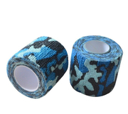 Self-adhesive cohesive bandage 4.5cm x 5m, camouflage blue