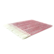 Макробраши глиттерные в пакете (50 шт/уп), розовые