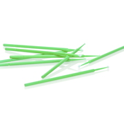 Micro brush applicators in tube (100 pcs.), light green