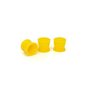 Silicone pigment cups, yellow