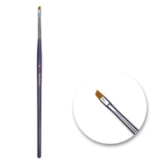 Пензлик для брів Creator Synthetic №04 скошений, фіолетова ручка