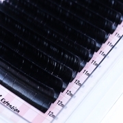 Lash Secret Mix black eyelashes, 16 strips D 0.07, 9-12 mm
