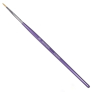 Кисточка для бровей Creator Synthetic № 13 тонкая круглая, фиолетовая ручка