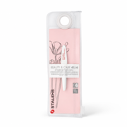 Пінцет для брів Staleks BEAUTY&amp;CARE 41 TYPE 4 (вузькі скошені кромки)