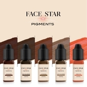 Face Star Light brown pigment for permanent make-up, 10 ml
