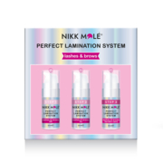 Zestaw do laminacji brwi i rzęs Nikk Mole Nr 1, 2, 3 po 10ml
