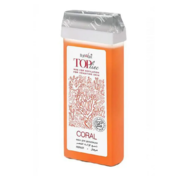 ItalWax Top Line depilatory wax on roll 100 ml, coral
