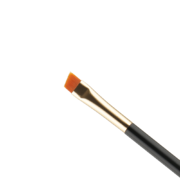 Nikk Mole No. 16 eyebrow colouring brush, black handle, slanted