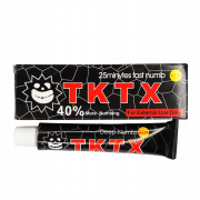 Krem znieczulający TKTX 40% 10 g, czarny