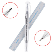 Tondaus sterile surgical marker 0.5 mm + 1.0 mm difficult to remove double-sided, silver envelope, violet