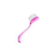 Round brush with dust removal handle, pink