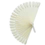 Pinsetters, fan, 12.5 cm (50 pcs. set), milky