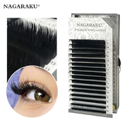 Nagaraku Mix B eyelashes, 0.15