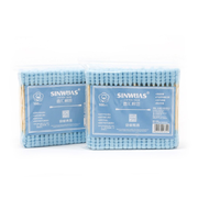 Sinwuas Sinwuas cotton buds per pack (100pcs/pack), double blue