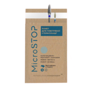 Microstop sterilisation pouches with indicator 60*100 (100 pcs. op.), brown kraft