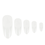 Oval gel nail tips width 1.8 cm (504 pcs/box), matte