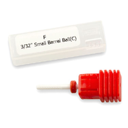 Ceramic cutter Cylinder flame red, Small Barrel Ball F