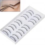 Artificial eyelashes for training dummy, 10 pairs
