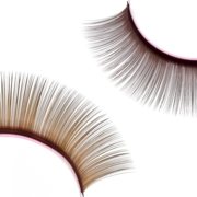 Nagaraku dark brown eyelashes Mix C, 0.1