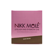 Nikk Mole eyebrow and eyelash dye 25*5 ml + activator 25*5 ml, dark brown