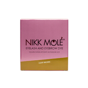 Nikk Mole eyebrow and eyelash dye 25*5 ml + activator 25*5 ml, light brown