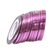 Стрічка для дизайну нігтів 1мм №4, рожева