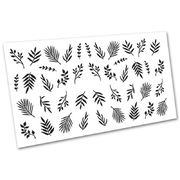 Nail art stickers Nr4177 Twig Nr2, black