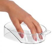 Manicure bowl, transparent