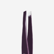Пинцет для бровей STALEKS EXPERT 11 TYPE 4v (широкие скошенные кромки), фиолетовый