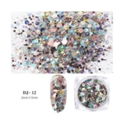 Multi-size decoration glitter No. 12, gradient