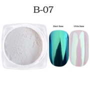 Nail polish B07 with applicator, glossy turquoise