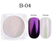 Nail polish B04 with applicator, glossy purple