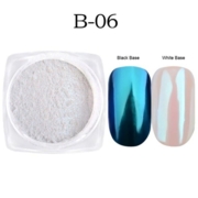 Nail polish B06 with applicator, glossy blue