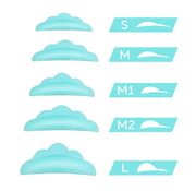 Set of OKO eyelash lift rollers 5 pairs (S, M, M1, M2, L)