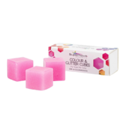 Supernova hair removal wax, coloured pink with glitter, 3 x 13 ml