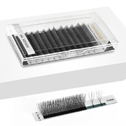 Nagaraku 3D W-shape Mix D eyelashes, 0.07, 8-12