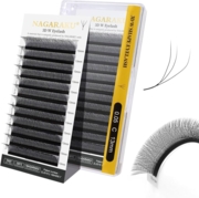Rzęsy Nagaraku Mink 3D W-shape Mix D, 0.07, 8-12 mm